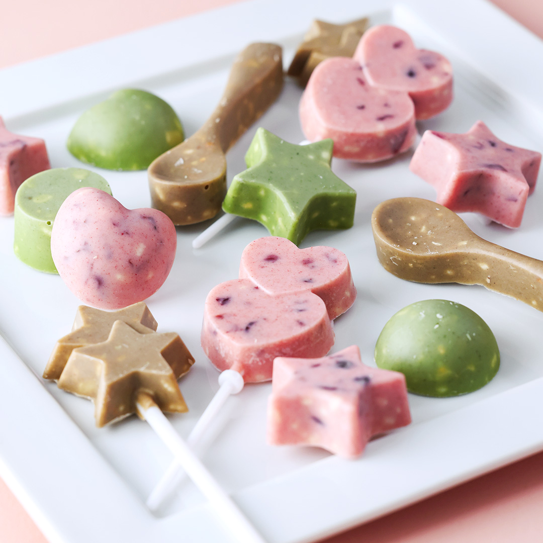 コンパウンドチョコで作る!3種のクランチチョコ