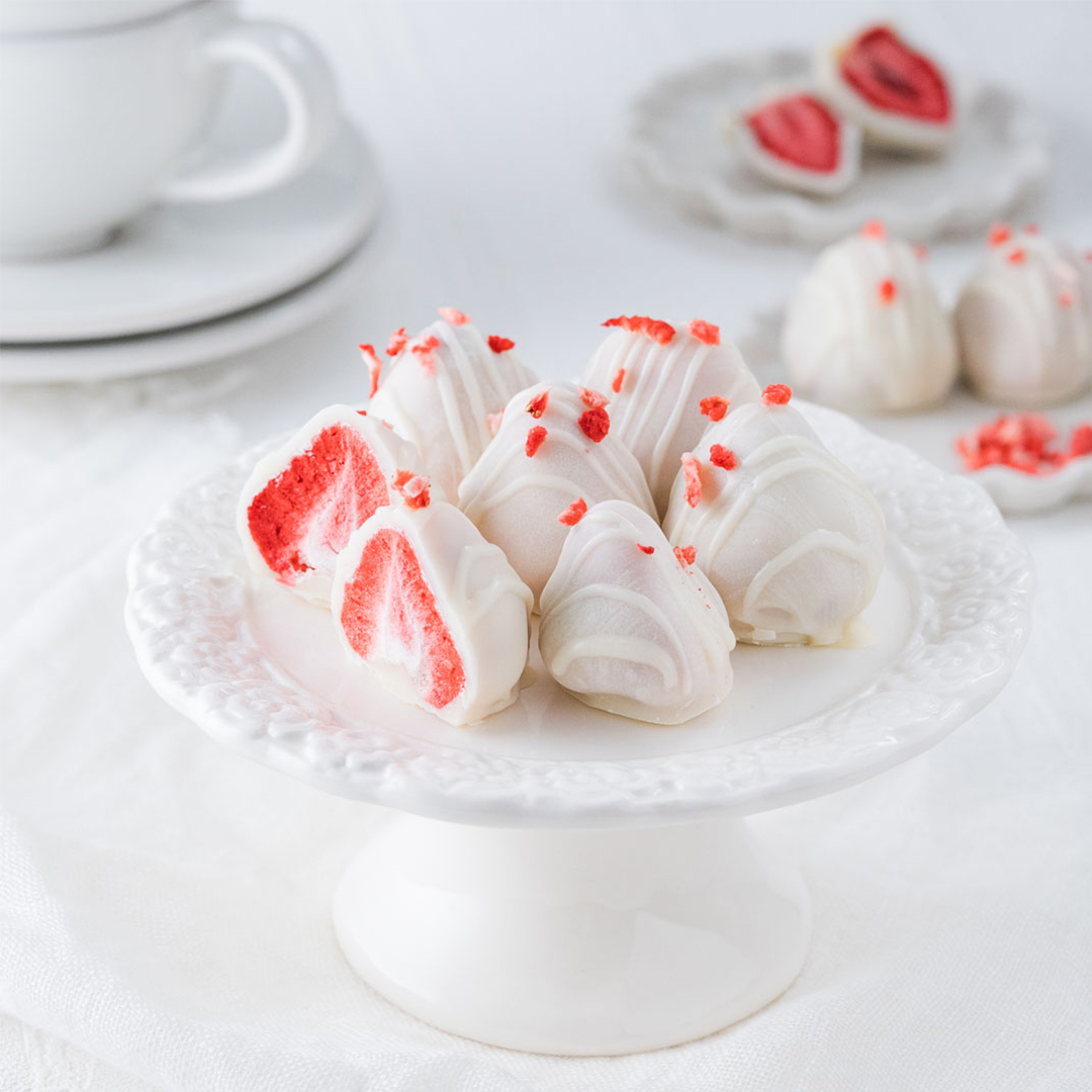 コンパウンドチョコで作る!ストロベリーホワイトチョコ