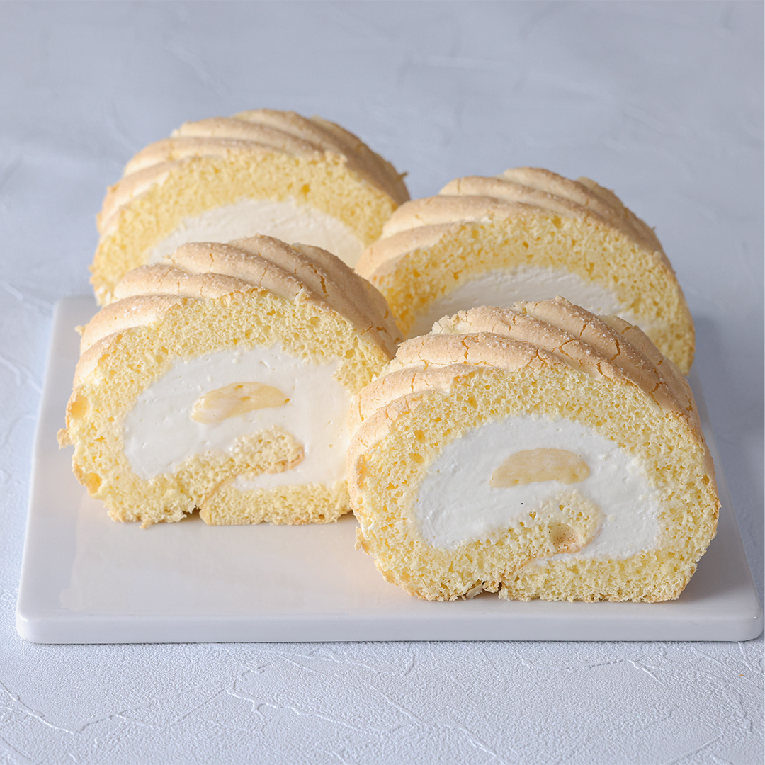 Wクリームのふんわりビスキュイロール