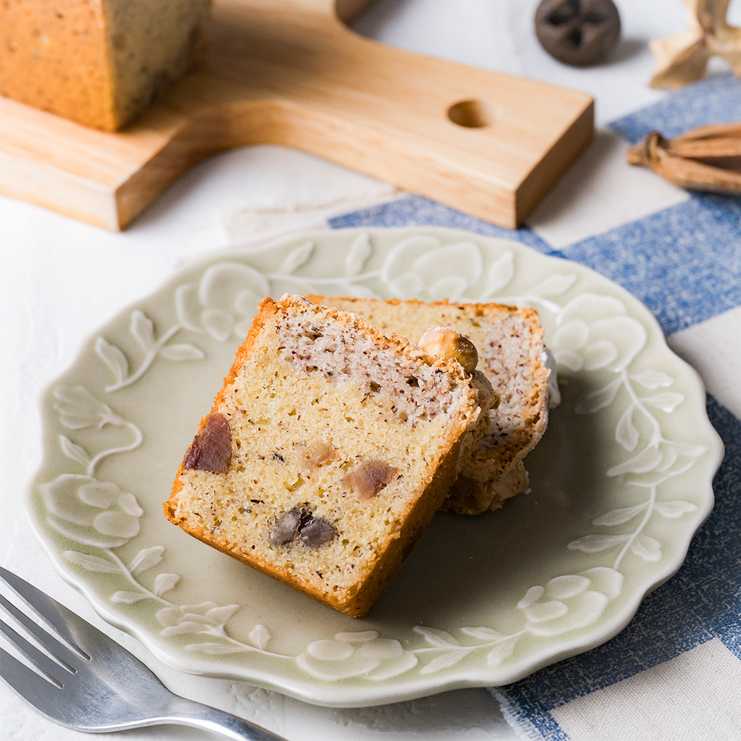 ヘーゼルナッツのパウンドケーキ