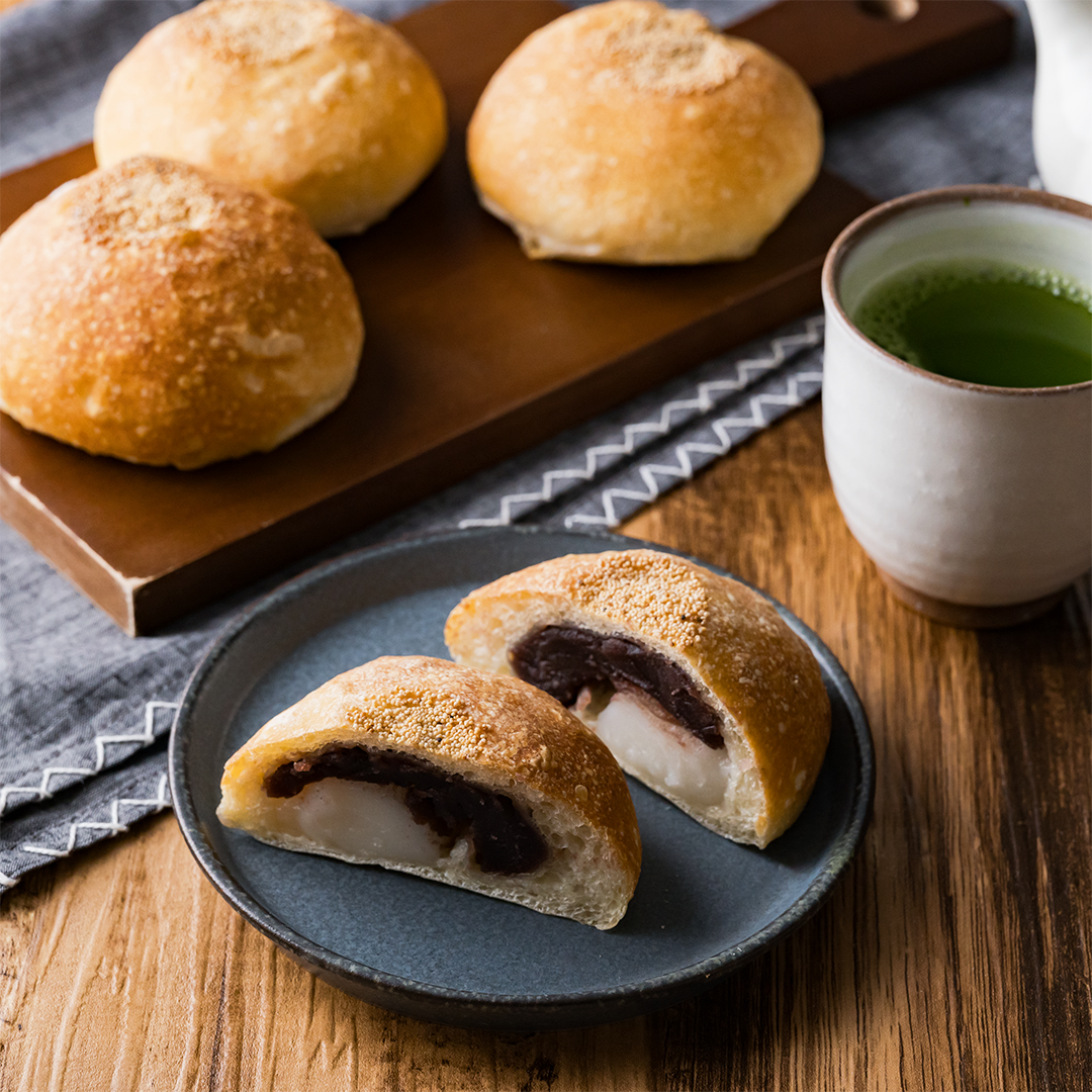 白玉の入ったフランスあんパン