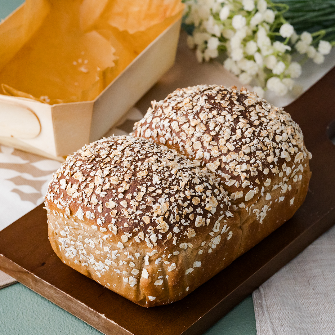 全粒粉100%で作る ミニ食パン