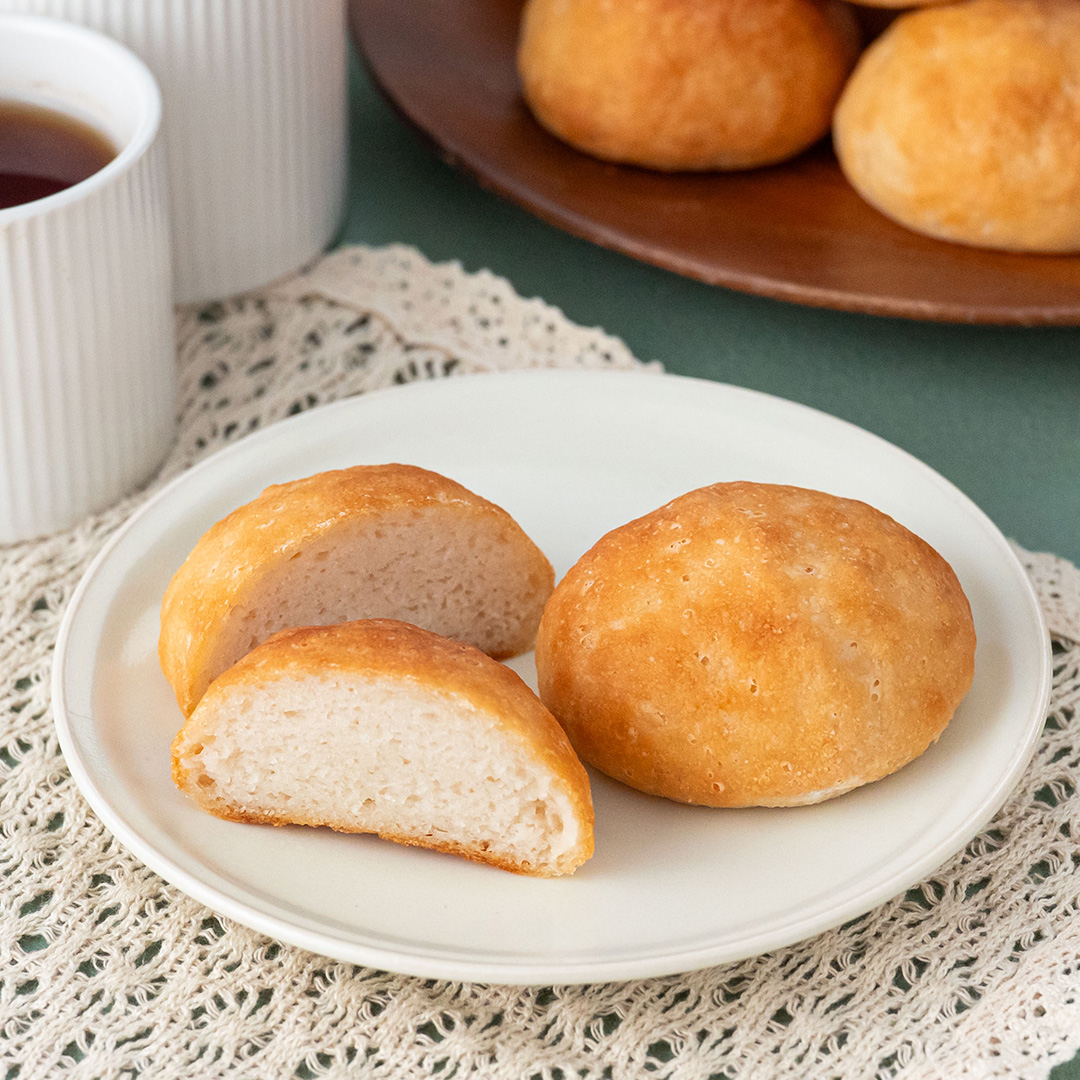 もっちり食感♪米粉のプチパン