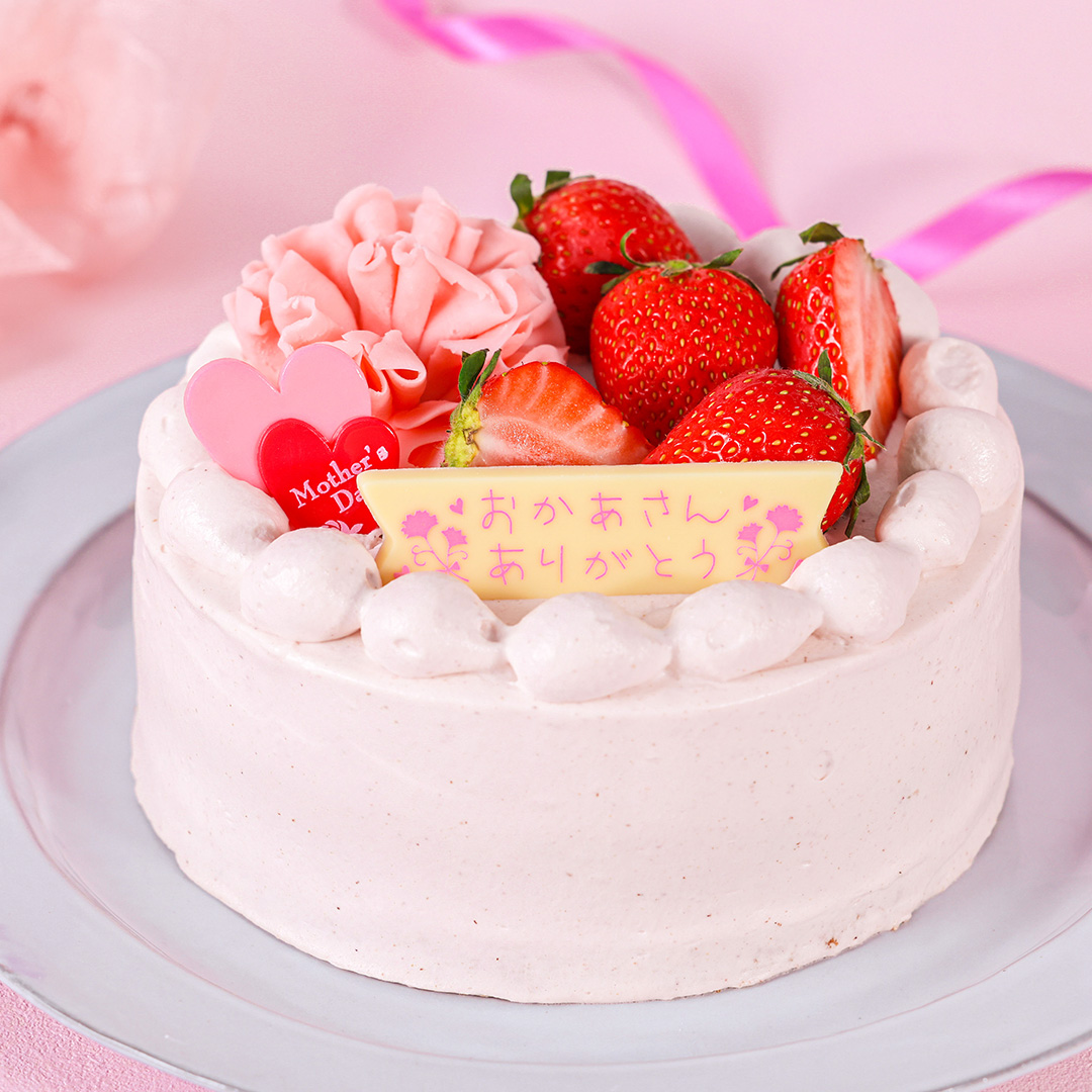 母の日にピッタリ!いちごクリームのショートケーキ