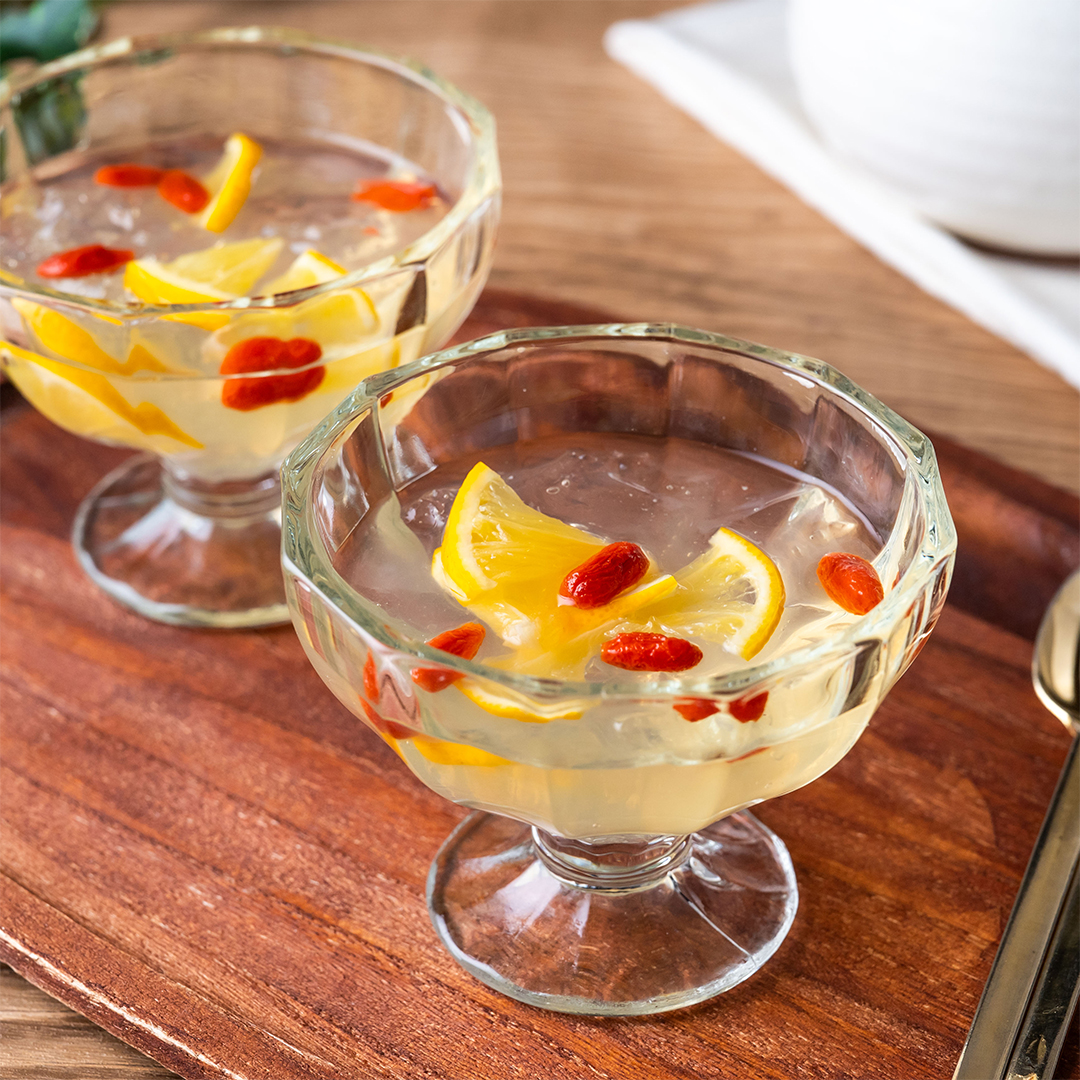 愛玉子(オーギョーチ)風ゼリー