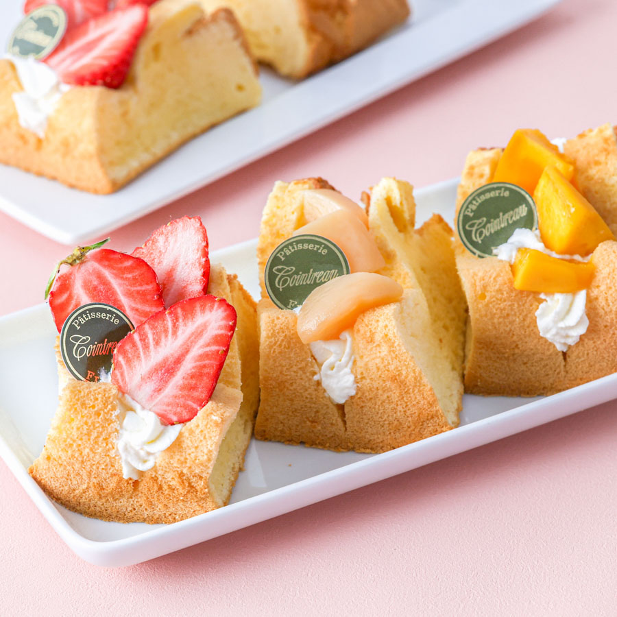 米粉シフォンのフルーツサンド