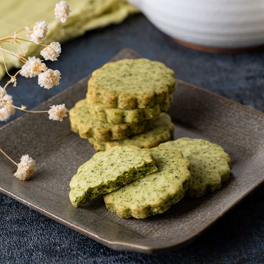 優しい香りのお茶クッキー