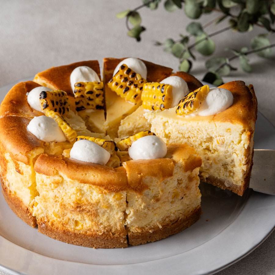 とうもろこしチーズケーキ