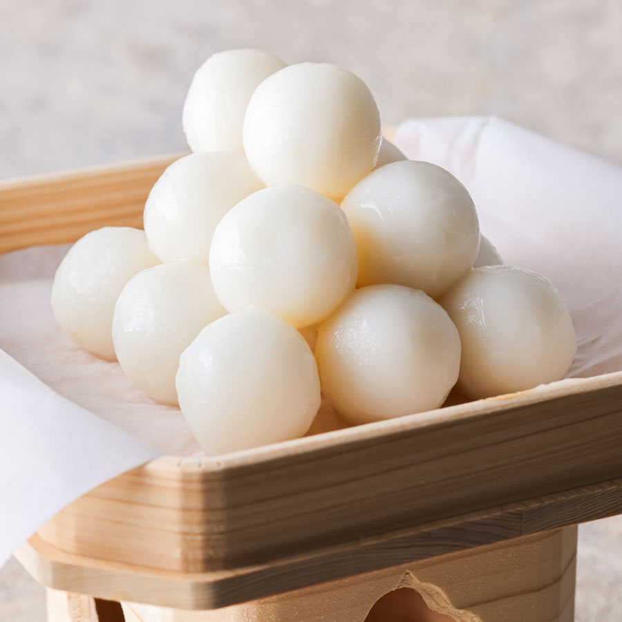 だんごの粉で作る基本のお月見団子