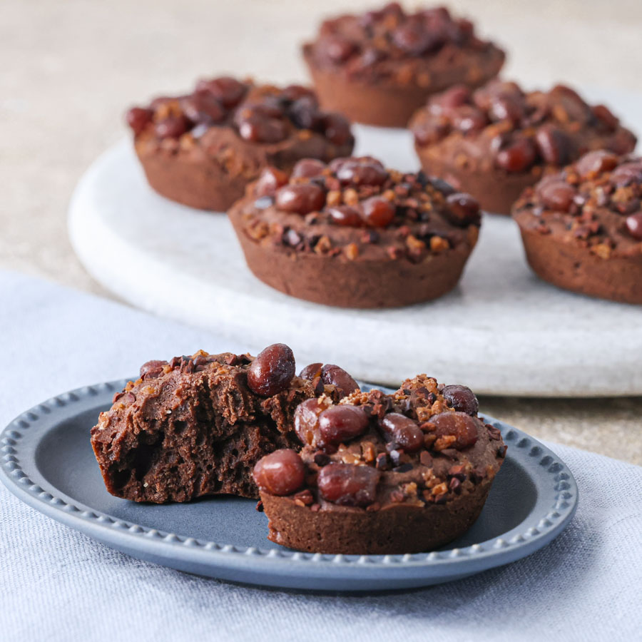 【あんこのお菓子】チョコレートなしでしっとりブラウニー