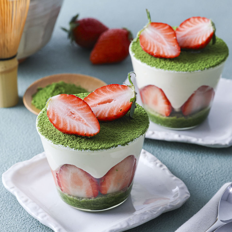 いちごと抹茶のティラミス