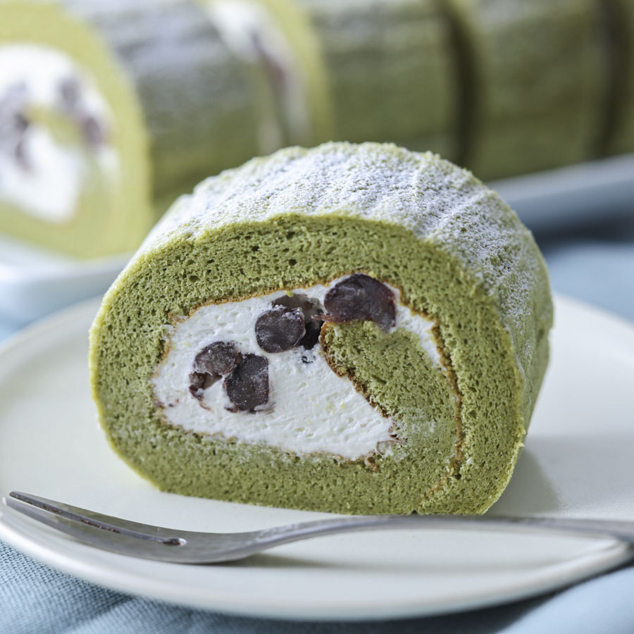 抹茶のスフレロール