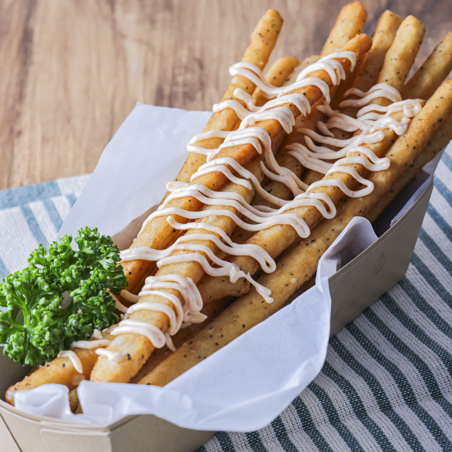 マッシュポテトフレークで作る簡単ロングポテトフライ