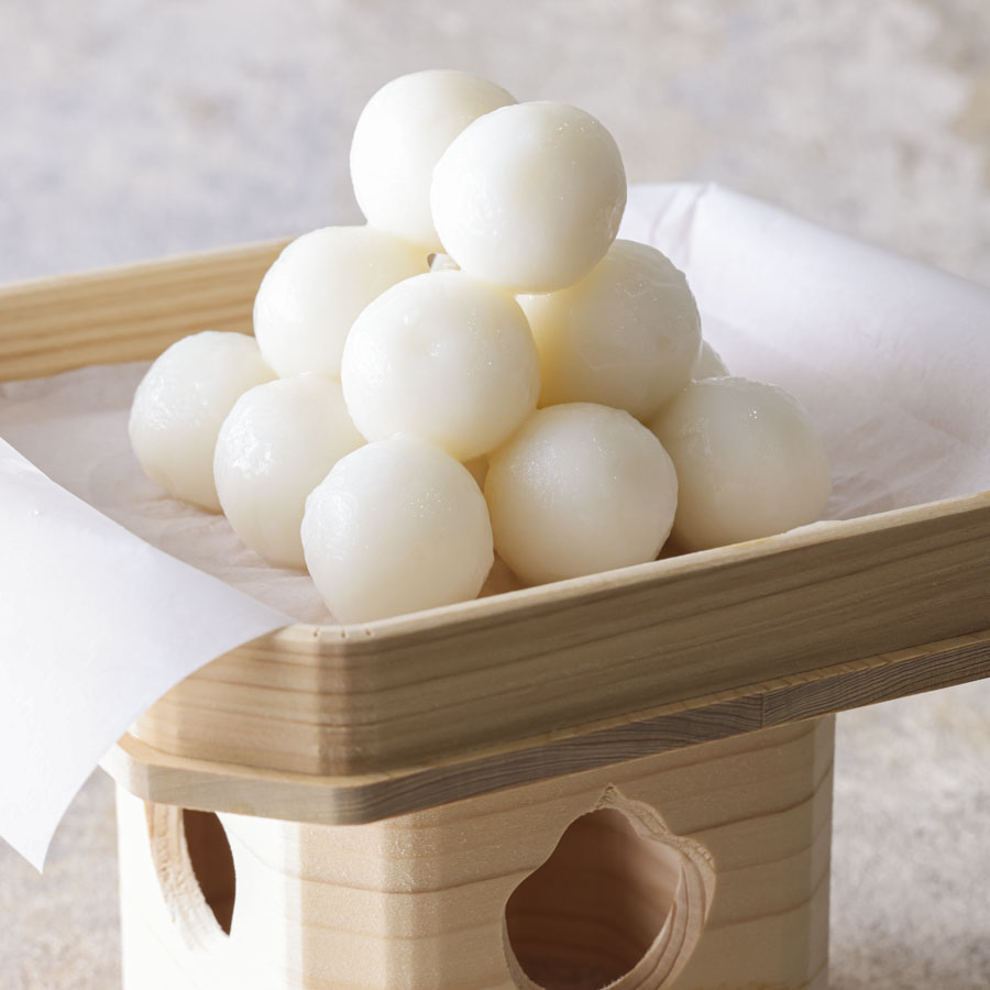 だんごの粉で作る基本のお月見団子