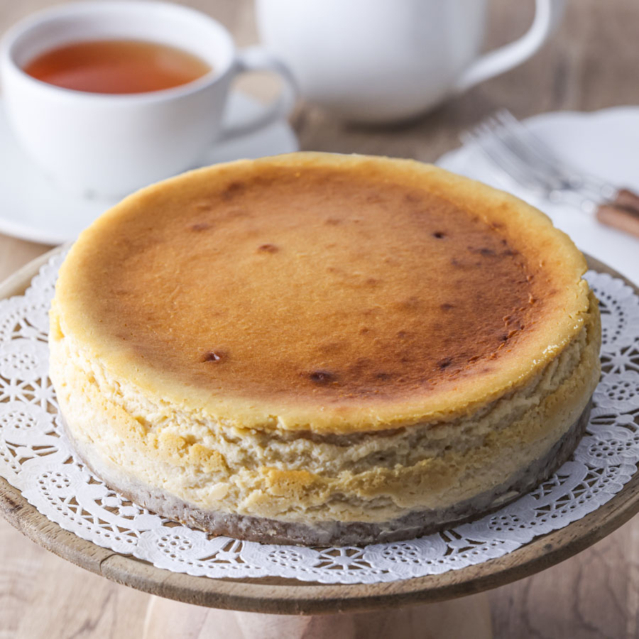 オーツミルクのベイクドチーズケーキ