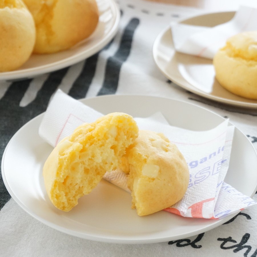 発酵なし!ミックス粉で作るチーズたっぷりたまごパン