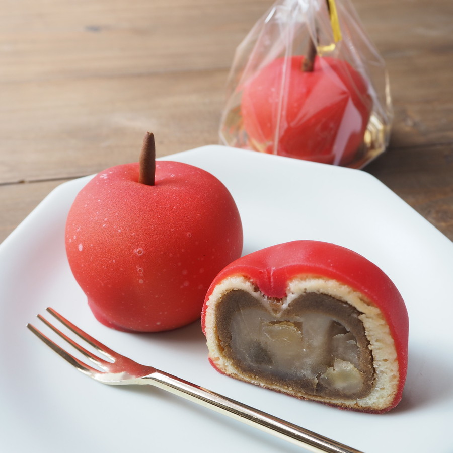 まるで本物!りんごあんと紅茶のおまんじゅう