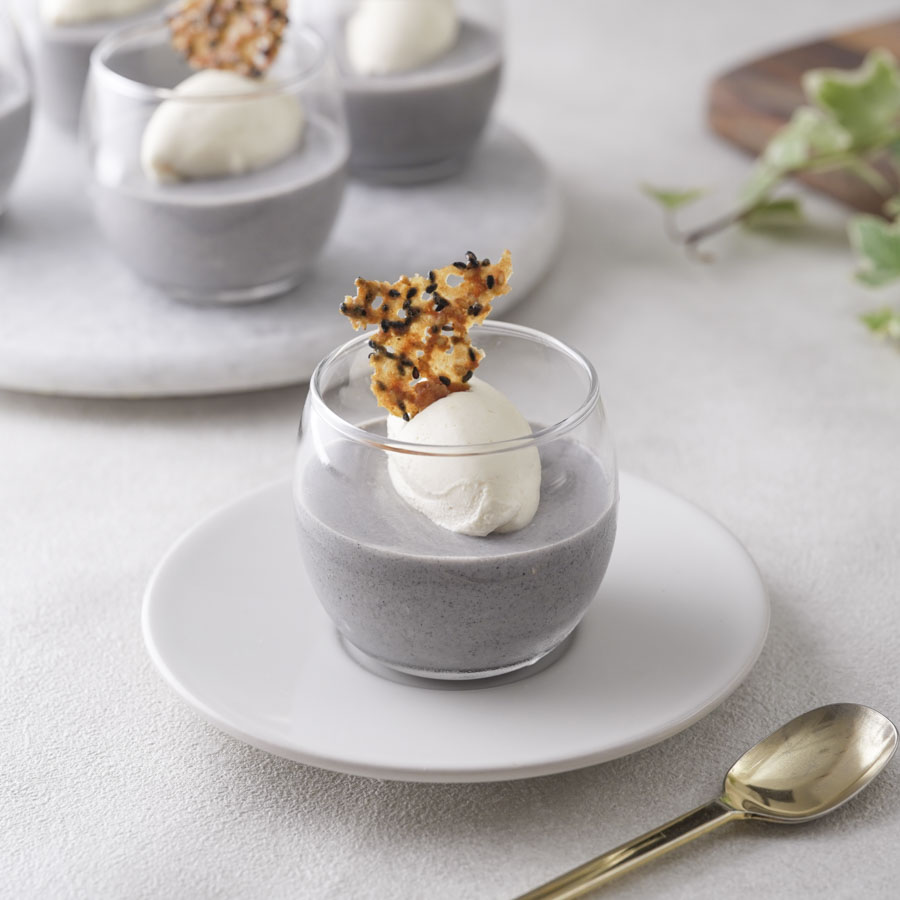 黒ごまのブランマンジェ