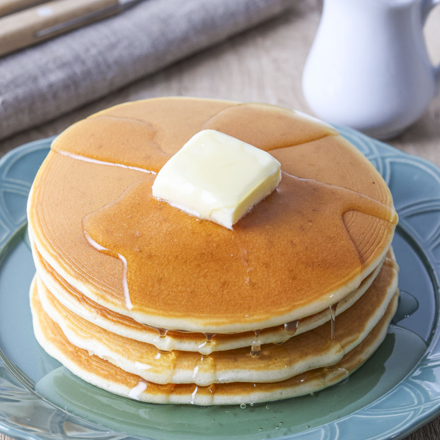 米粉100%で作る!もっちりパンケーキ