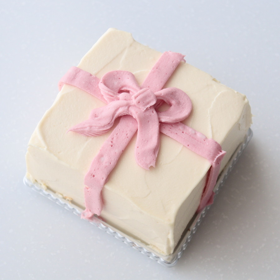 クリスマスに!簡単プレゼント風センイルケーキ