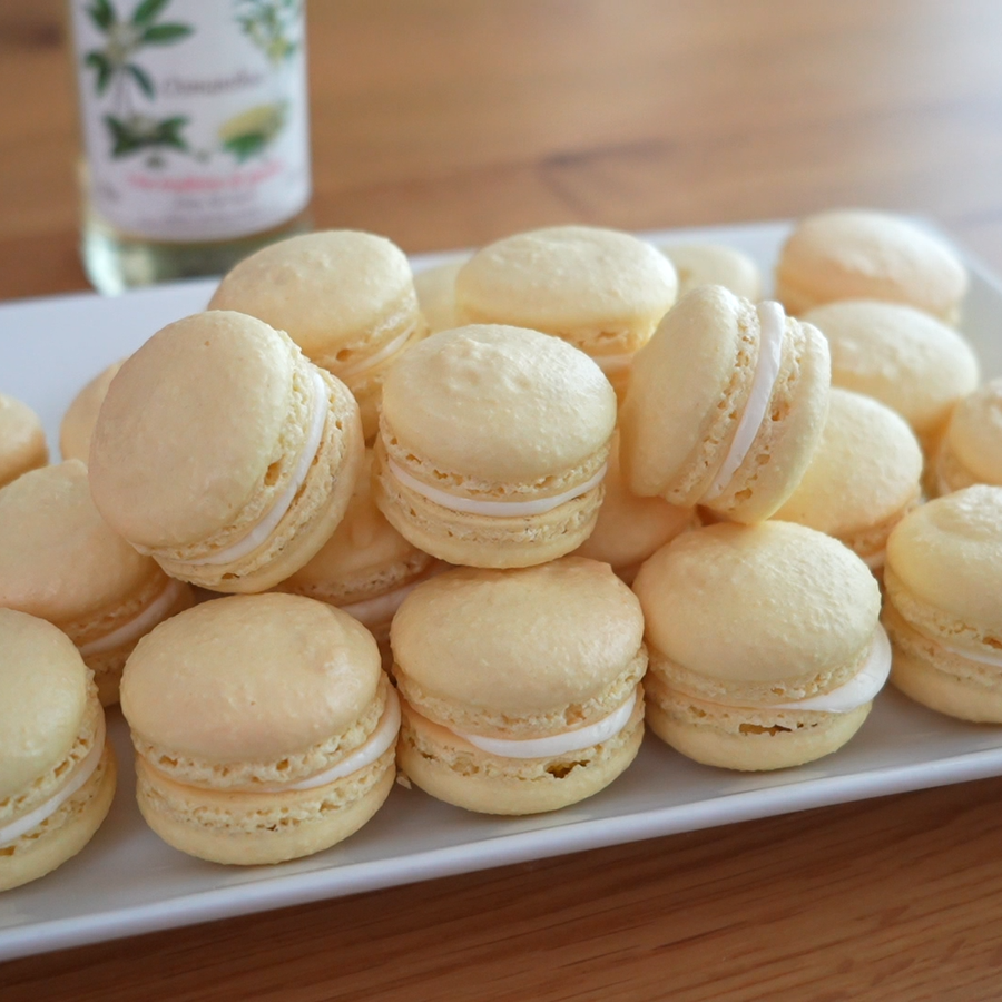 金木犀香るアプリコットマカロンの作り方