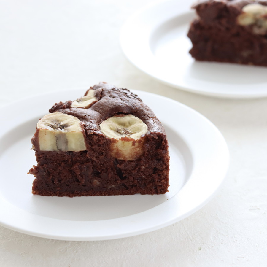 ガトーショコラミックスで作る!しっとりチョコバナナケーキ