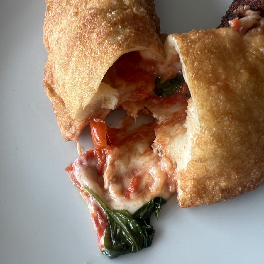 冷凍ピザ生地で揚げピザ　ピッツァ・フリッタ