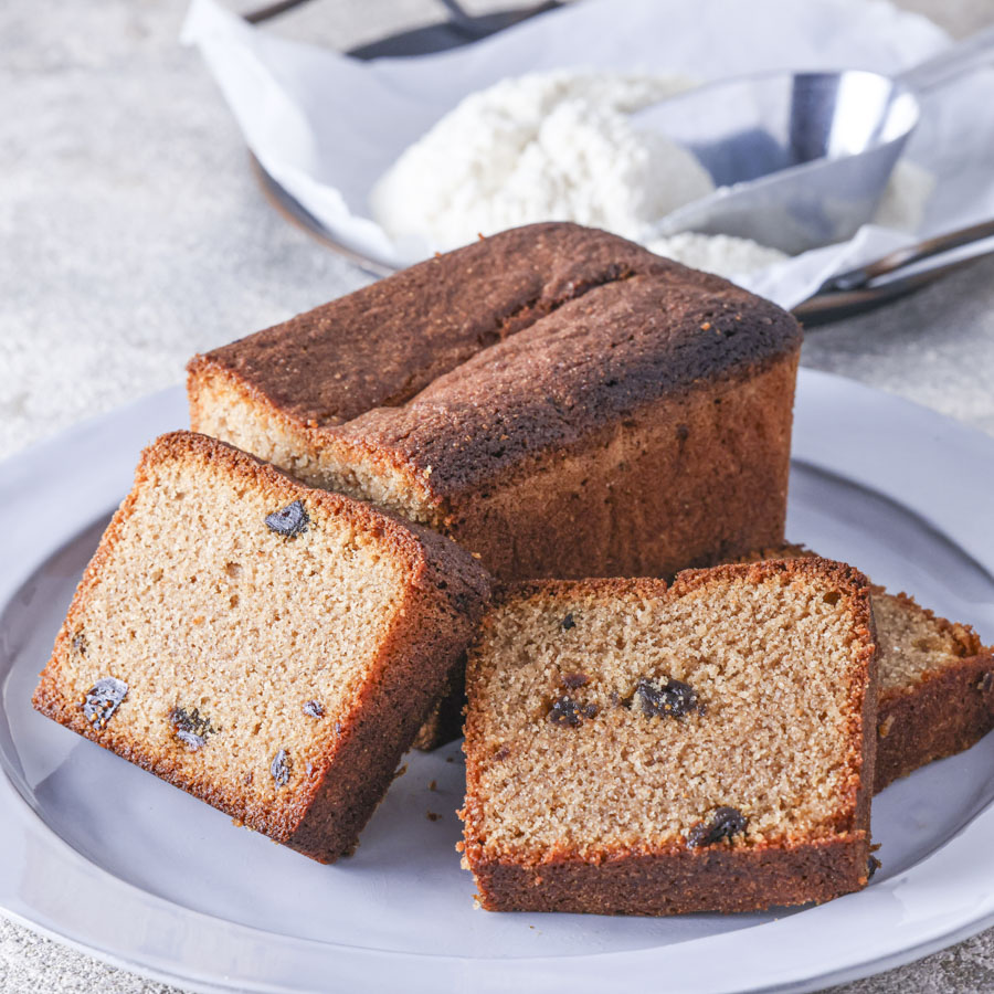 いちじくとスパイスのポレンタケーキ