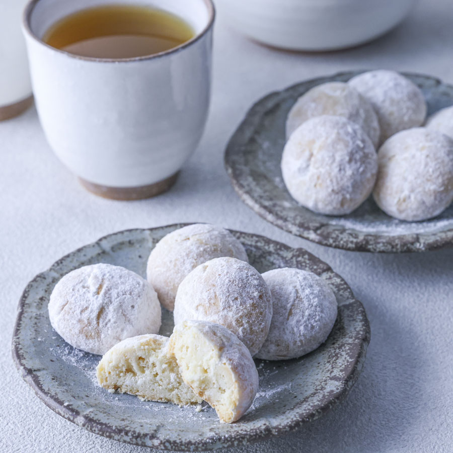 素朴な和三盆のブールドネージュ