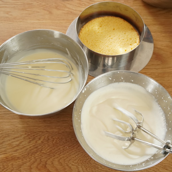 3　レアチーズ生地