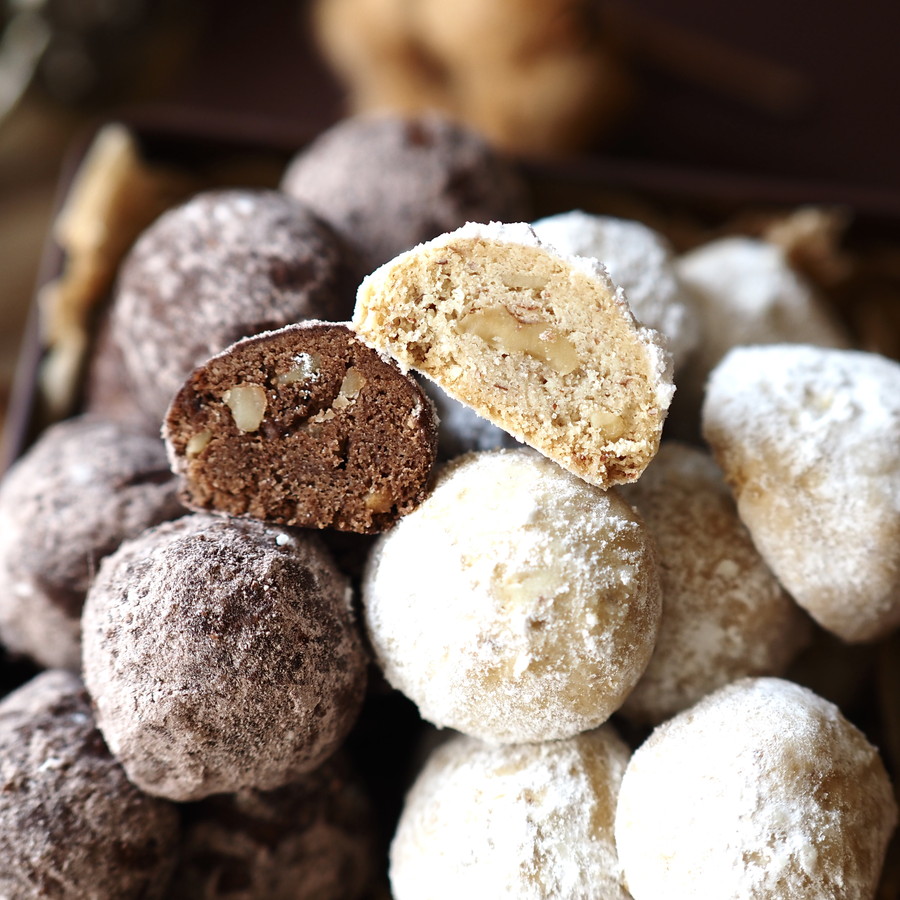 蕎麦粉とくるみのポルボローネ