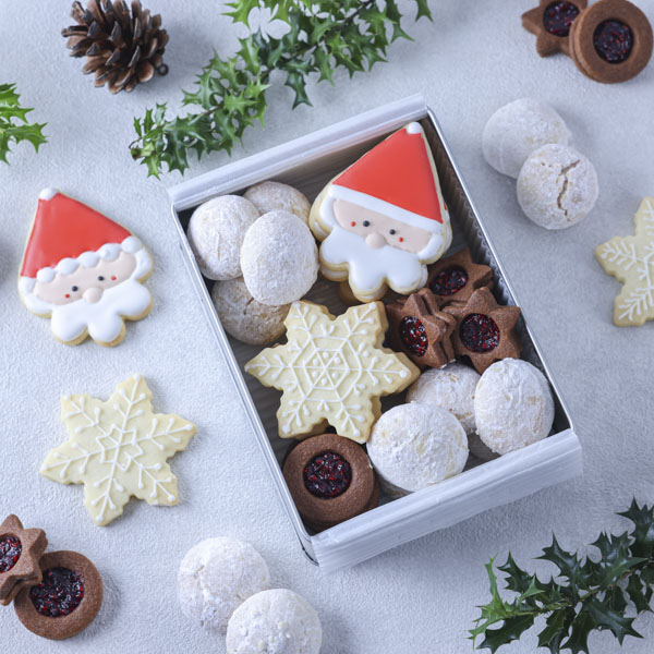 <サンタのアイシングクッキーの場合>　　