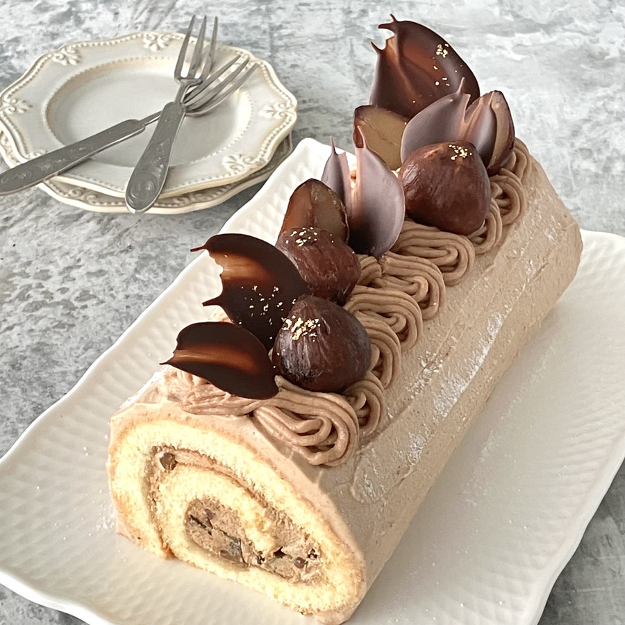 マロン・カフェのブッシュドノエル