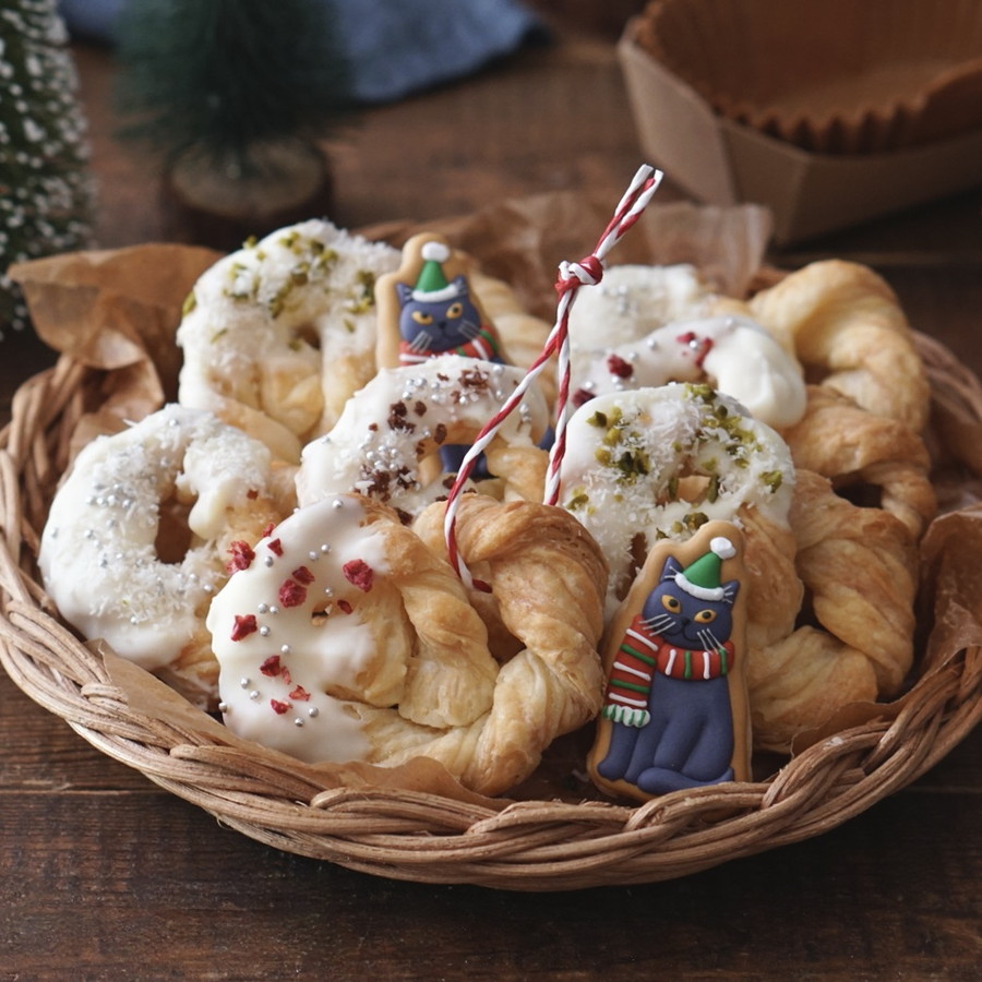 簡単!ねじって作る 冬のパルミエ