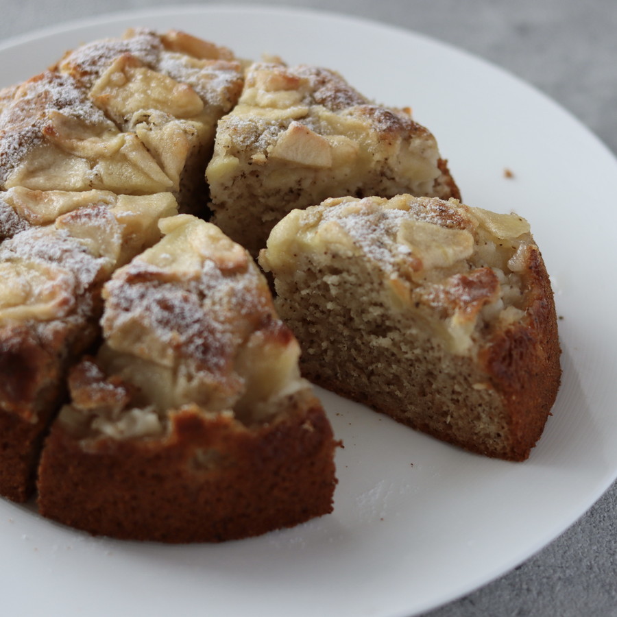 ホットケーキミックスで作る!簡単りんごと紅茶のケーキ