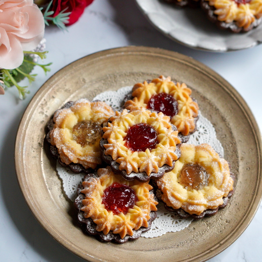 レトロで華やか。ロシアケーキ(ロシアンクッキー)