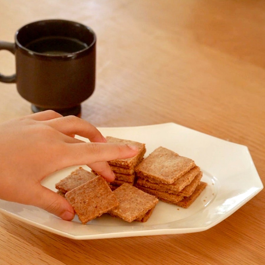 【グルテンフリー】米粉のそば茶クッキー