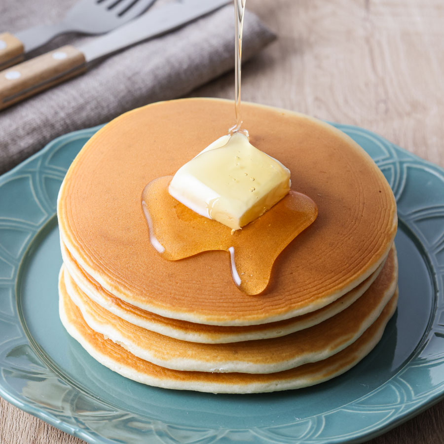 米粉100%で作る!もっちりパンケーキ