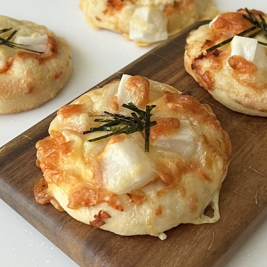 ミックス粉で作る!和風もちピザ