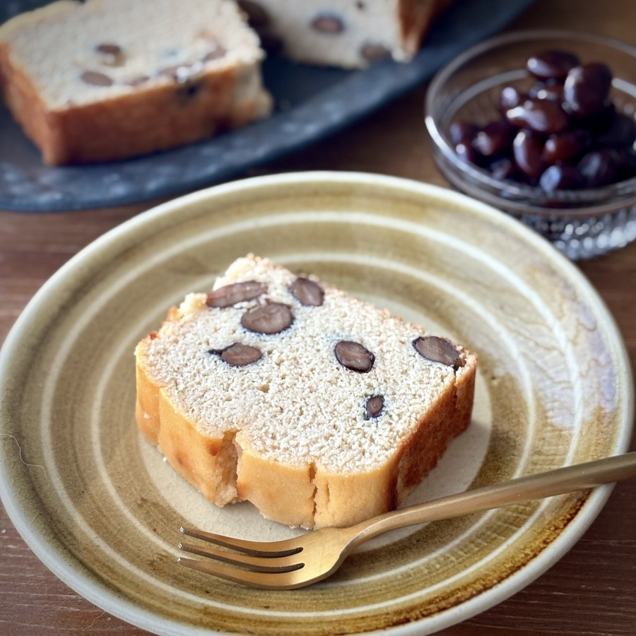 【オイル不使用】黒豆とおからのパウンドケーキ