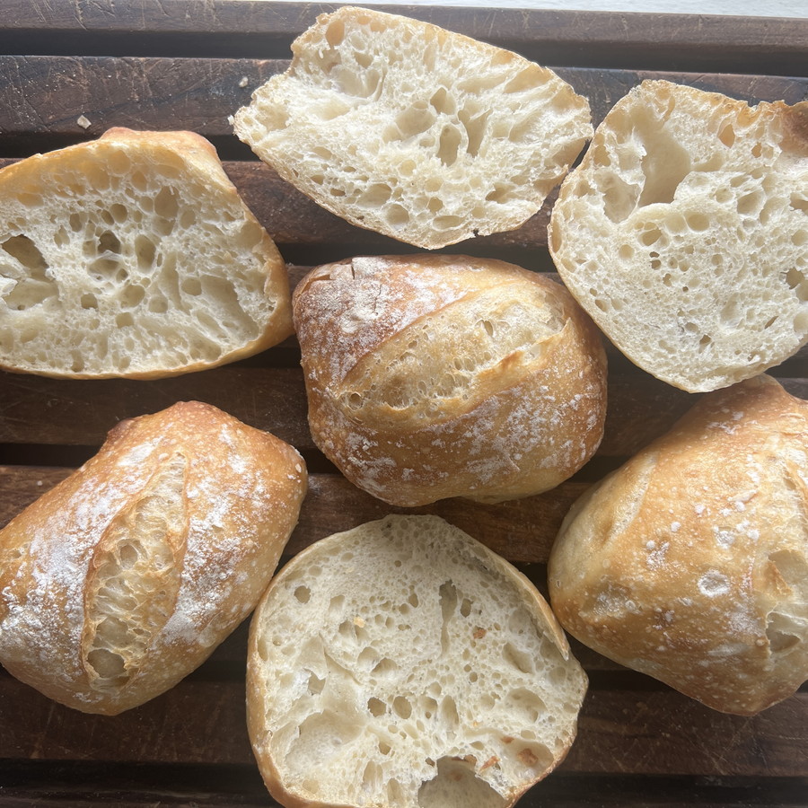 スペルト小麦で作る　基本のチャバタ