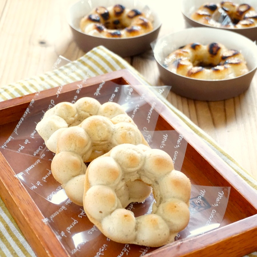 白玉粉でもちもち　ポンデ焼きドーナツ