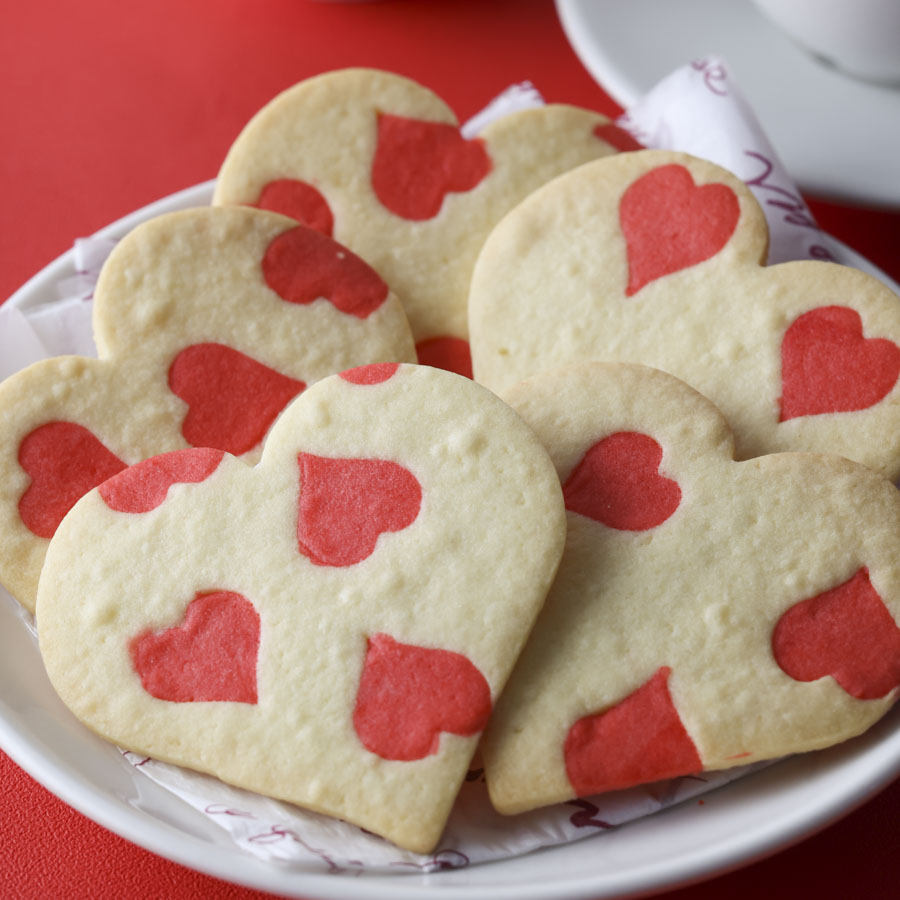 ハートがいっぱい!バレンタインクッキー