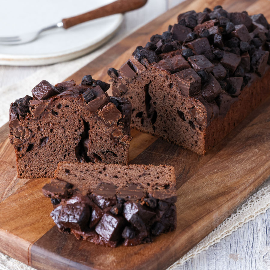 チャンクチョコぎっしり!チョコレートパウンドケーキ