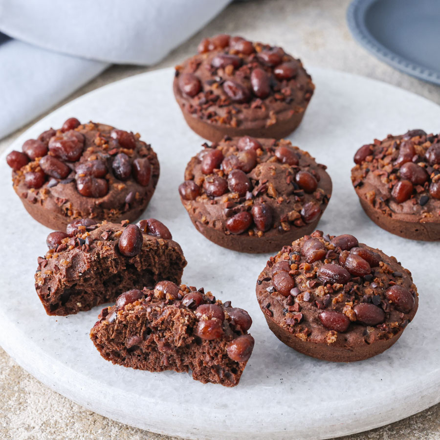 【あんこのお菓子】チョコレートなしでしっとりブラウニー