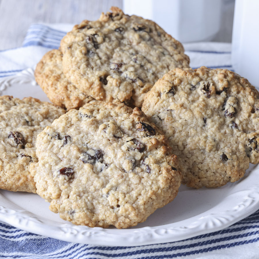 オートミールとレーズンのアメリカンクッキー