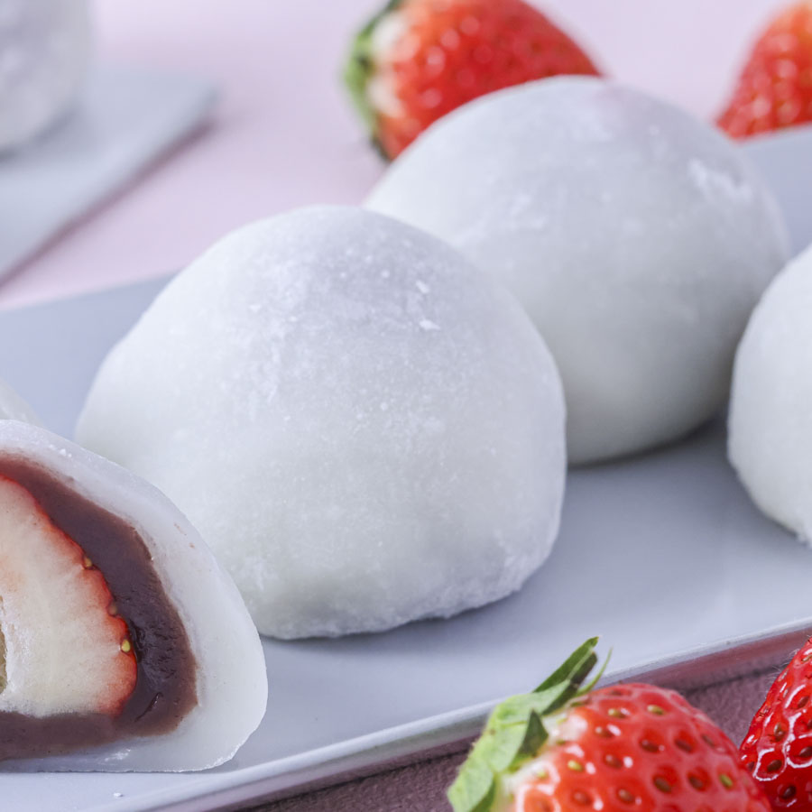 レンジで作れる!基本のいちご大福 | レシピ | 富澤商店