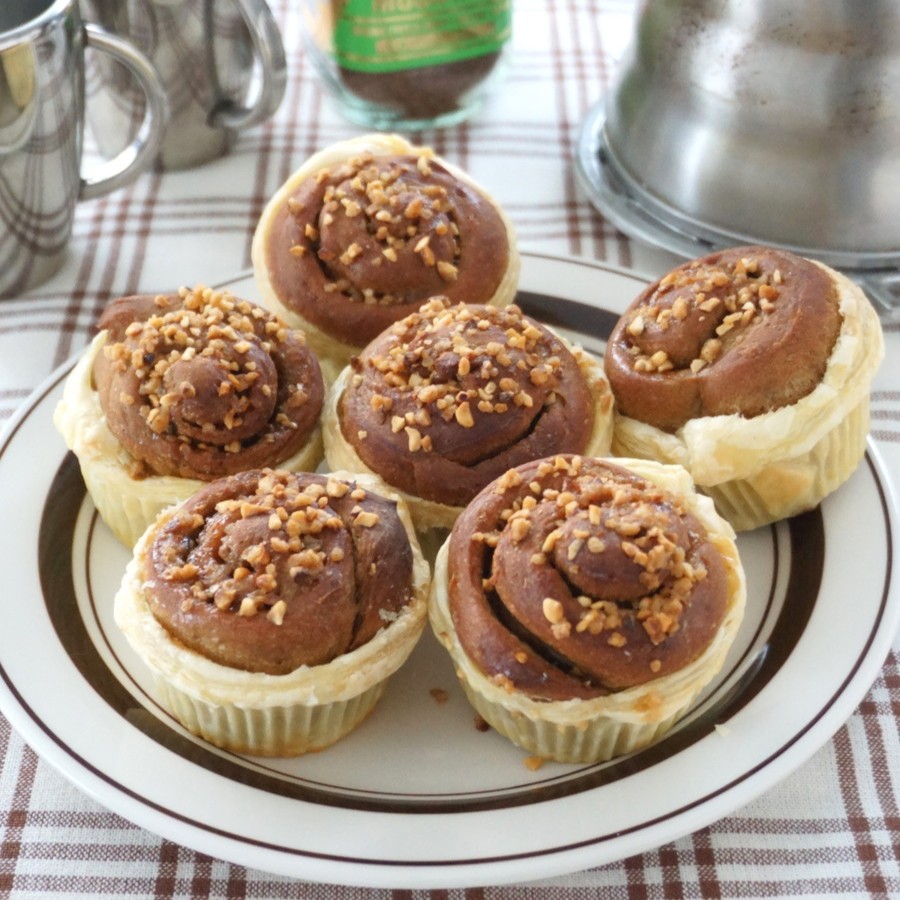 ザクザク食感!マフィン型で作るカカオとコーヒーブレッド