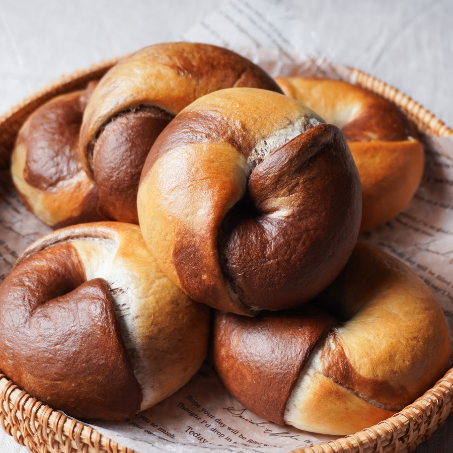 チョコマーブルベーグル