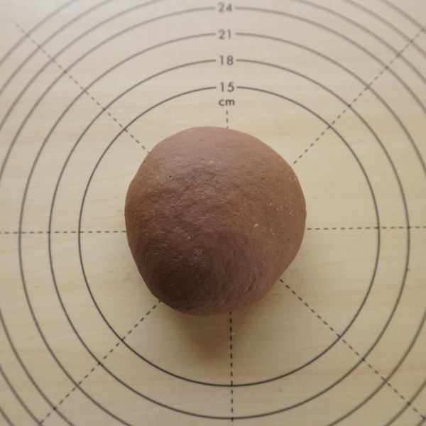 8　ココア生地捏ね